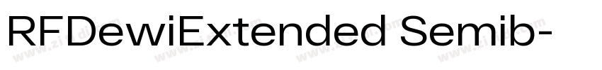 RFDewiExtended Semib字体转换